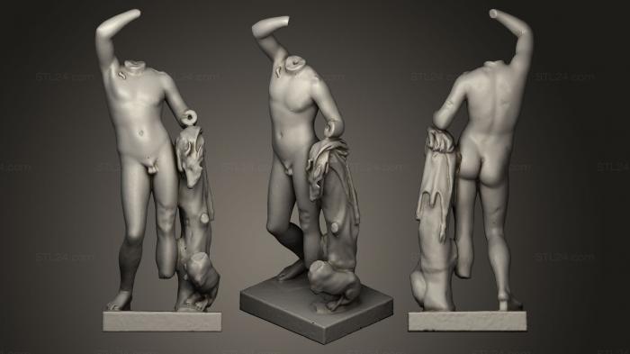 Statues antique and historical (BACCHUS STATUE, STKA_0760) 3D models for cnc